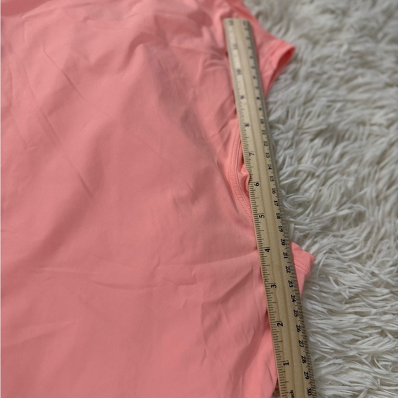 Athleta Pink and Orange Asymmetrical Muscle Tee - Picture 5 of 6